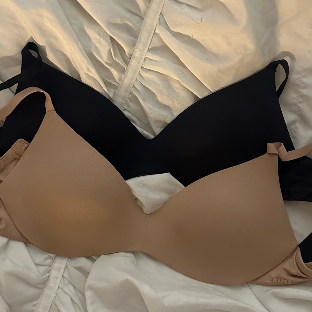 SKIMS Black and Tan Bras